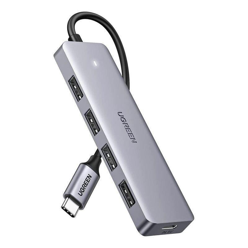 Ugreen 4 Ports USB-C Hub - Silver, , large image number 0