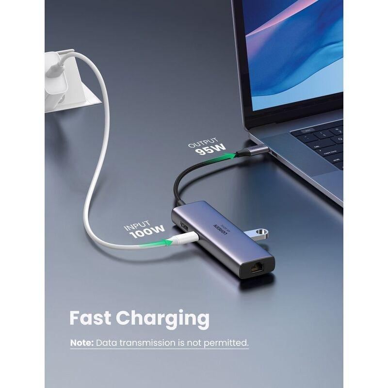 Ugreen 7-in-1 Multiport Adapter 4K@60Hz Hub - Grey, , large image number 3