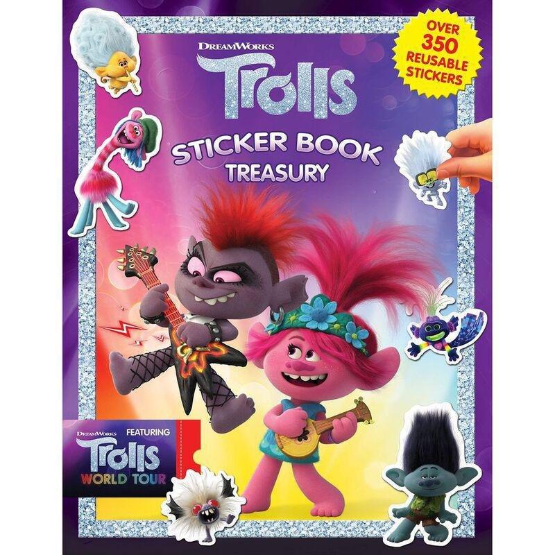 Trolls 2 Sticker Book Treasury | Phidal, , large image number 0