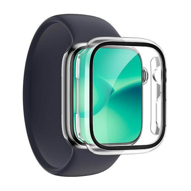 Amazingthing Apple Watch Series 8 Marsix Bumper Case With Glass Protector 41mm - Transparent, , large image number 1