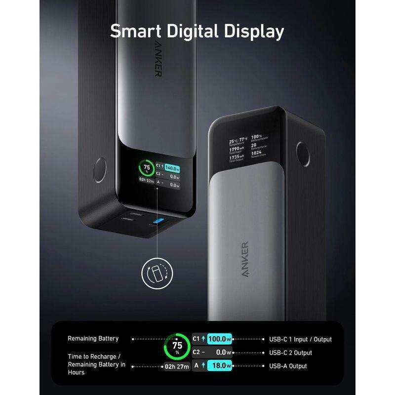 Anker 737 Power Bank 24000mAh PD 140W - Black, , large image number 2