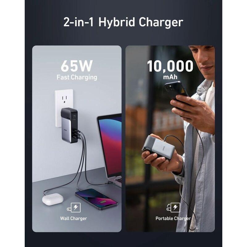 Anker 733 65W GaNPrime 10000mAh Portable Power Bank - Black, , large image number 2