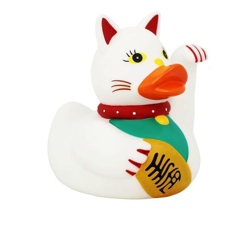 Lilalu Ruuber Lucky Cat Rubber Duck, , large image number 2