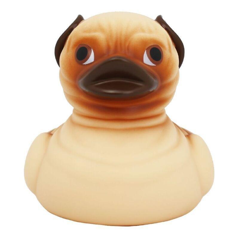 Lilalu Rubber Pug Rubber Duck, , large image number 0