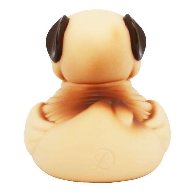 Lilalu Rubber Pug Rubber Duck, , large image number 1