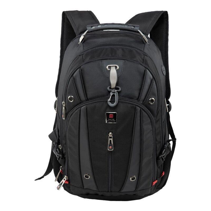 Swiss Military LBP76 Luxury Backpack - Black (31L), , large image number 0