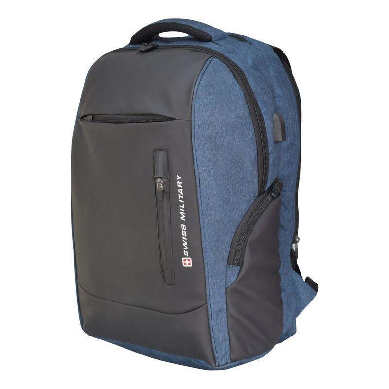 Swiss Military LBP90 Jackpot Backpack - Blue/Black (29L), , large image number 4