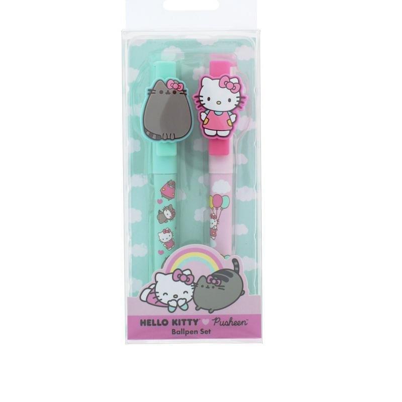 Kitty X Pusheen Pen Set (Set Of 2), , large image number 0