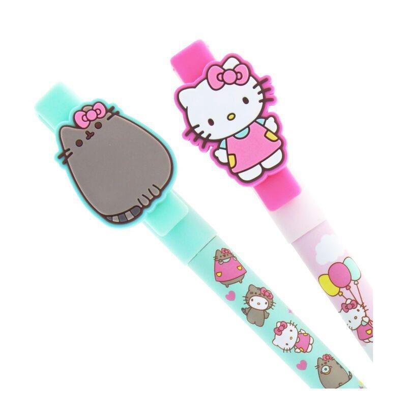 Kitty X Pusheen Pen Set (Set Of 2), , large image number 1