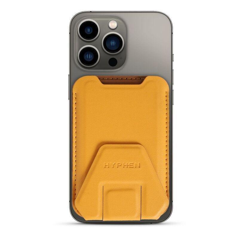 Hyphen MagSafe Wallet Card Holder with Stand for Smartphone - Orange, , large image number 4