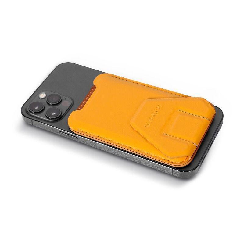 Hyphen MagSafe Wallet Card Holder with Stand for Smartphone - Orange, , large image number 5