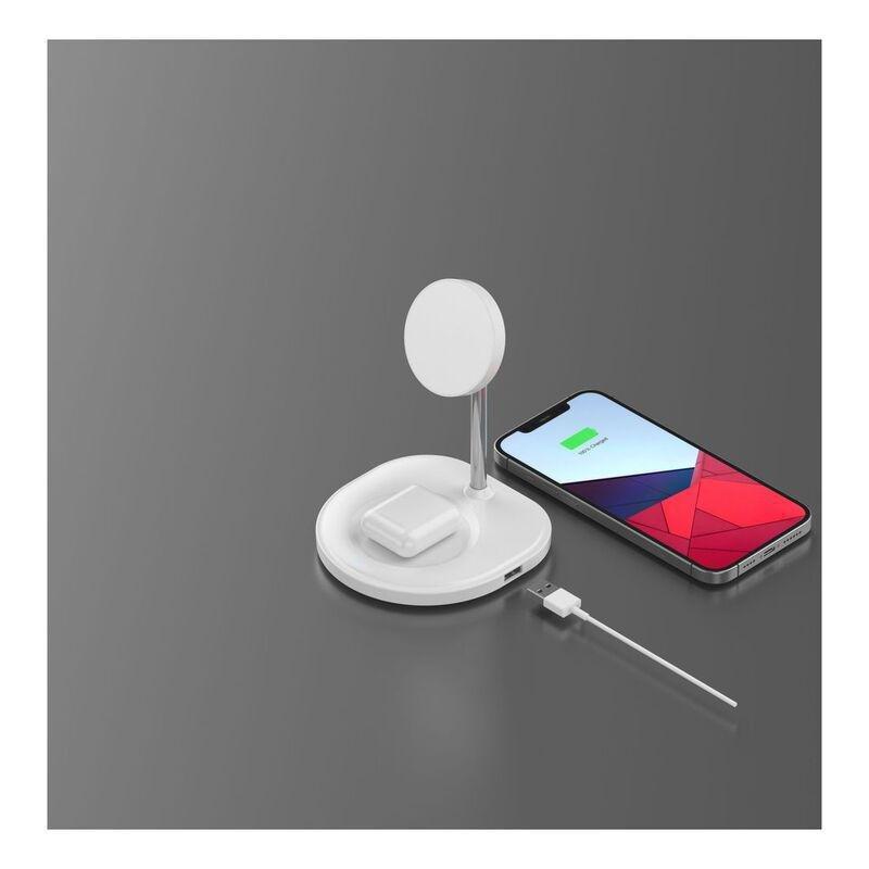 Phonesuit MagStand 3-in-1 Magnetic Wireless Charging for iPhone 13/12 - Black, , large image number 5