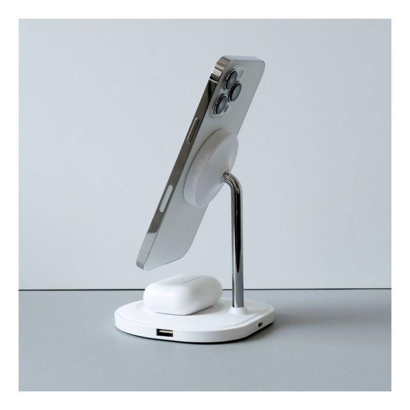 Phonesuit MagStand 3-in-1 Magnetic Wireless Charging for iPhone 13/12 - Black, , large image number 6