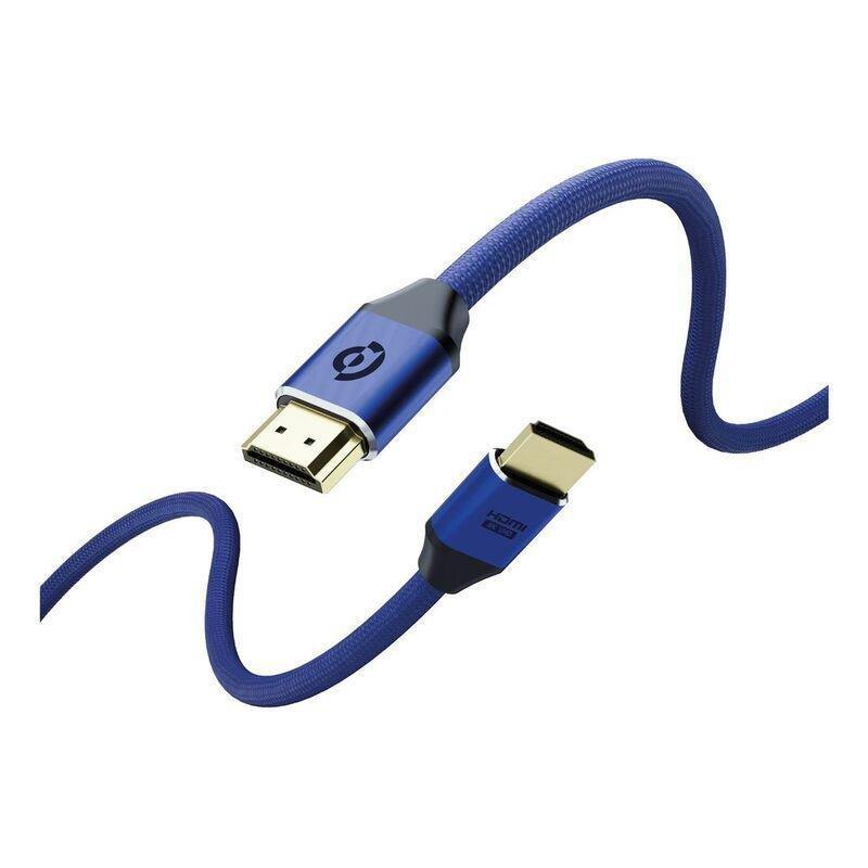 Powerology 8K HDMI Braided Cable 3m - Dark Blue, , large image number 0