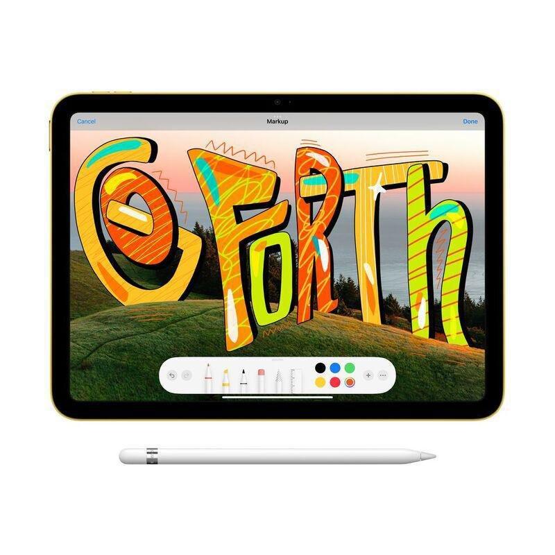 Apple iPad 10.9 Inch (Gen 10) Wi-Fi Tablet 64GB - Yellow, , large image number 3