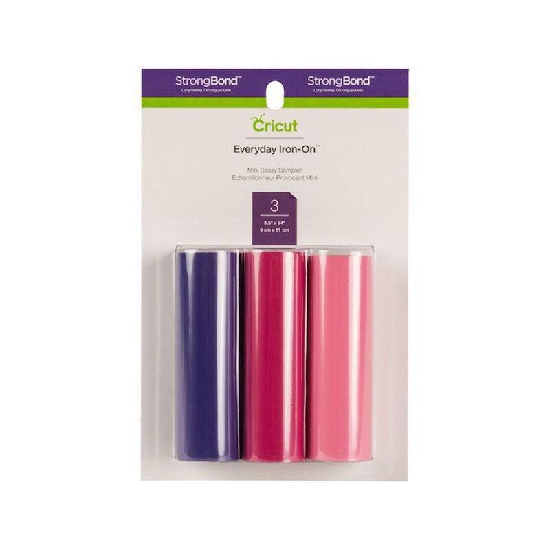 Cricut Everyday Iron-On Mini Sassy Sample Pack 3.5 x 24-Inch (Pack of 3), , large image number 0