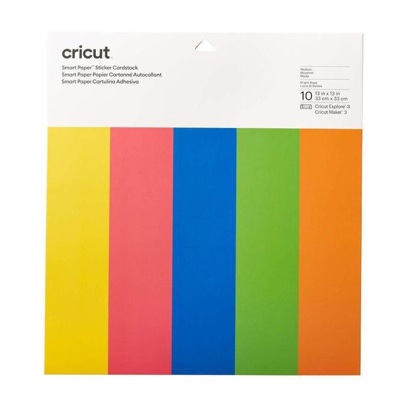 Cricut Smart Sticker Cardstock 33 x 33cm (10 Sheets) - Brilliant Bows, , large image number 0