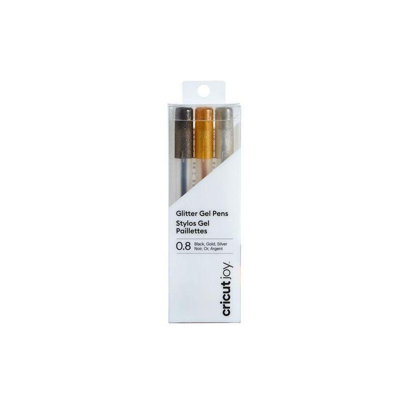 Cricut Joy Medium Point Gel Pen Set (Pack of 3) (Glitter Black/Gold/Silver), , large image number 0