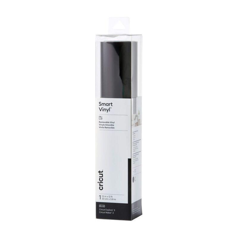 Cricut Smart Vinyl Removable 33 x 36cm (1 Sheet) - Black, , medium