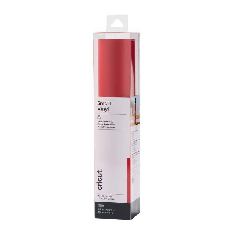 Cricut Smart Vinyl Permanent 33 x 36cm (1 Sheet) - Red, , large image number 0