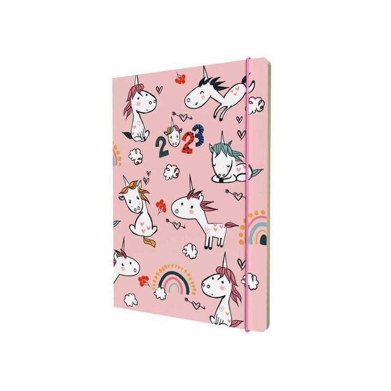 Collins Debden Maru - New A5 Week To View Diary 2023 - Unicorn, , large image number 0
