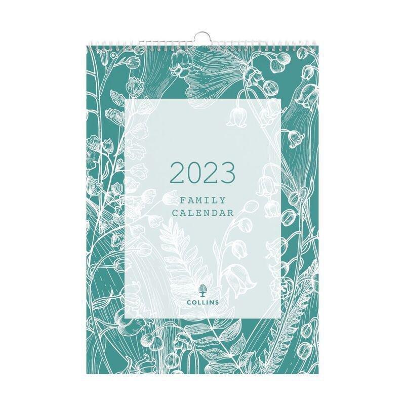 Collins Debden Calendars Tara Family Wall Calendar Diary 2023, , large image number 0