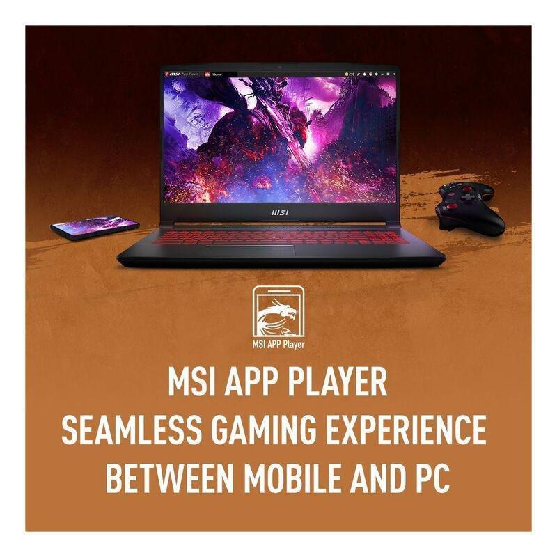 MSI Katana GF66 12UC Gaming Laptop i7-12700H/16GB/512GB SSD/GeForce RTX 3050 4GB/15.6 FHD/144Hz/Windows 11 Home/Black (Arabic/English), , large image number 7