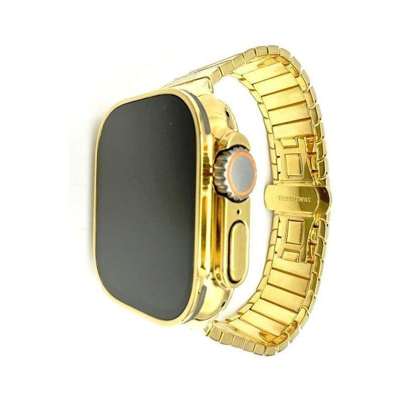 Mansa Design Customized Apple Watch Ultra 49mm 24K Gold Case & Loop, , large image number 0