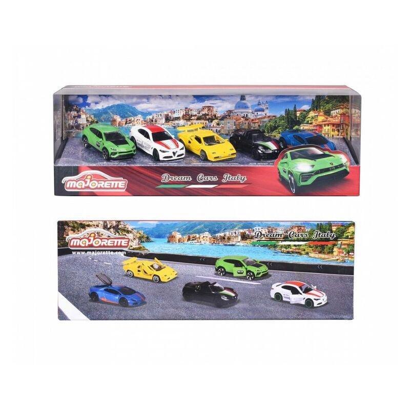 Majorette Dream Cars Italy Set Of 5 1/64 Diecast Cars, , large image number 0