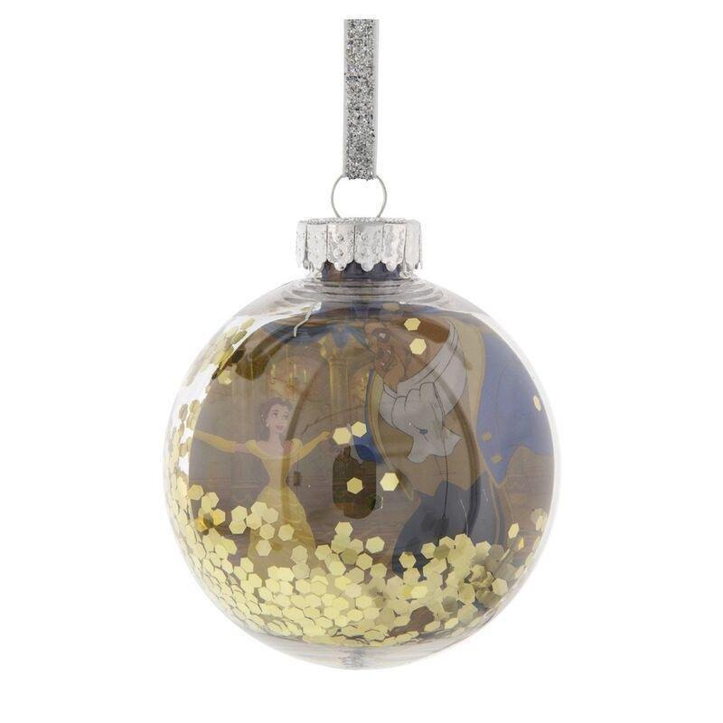 Disney Beauty And The Beast Sequin 2D Bauble, , large image number 0