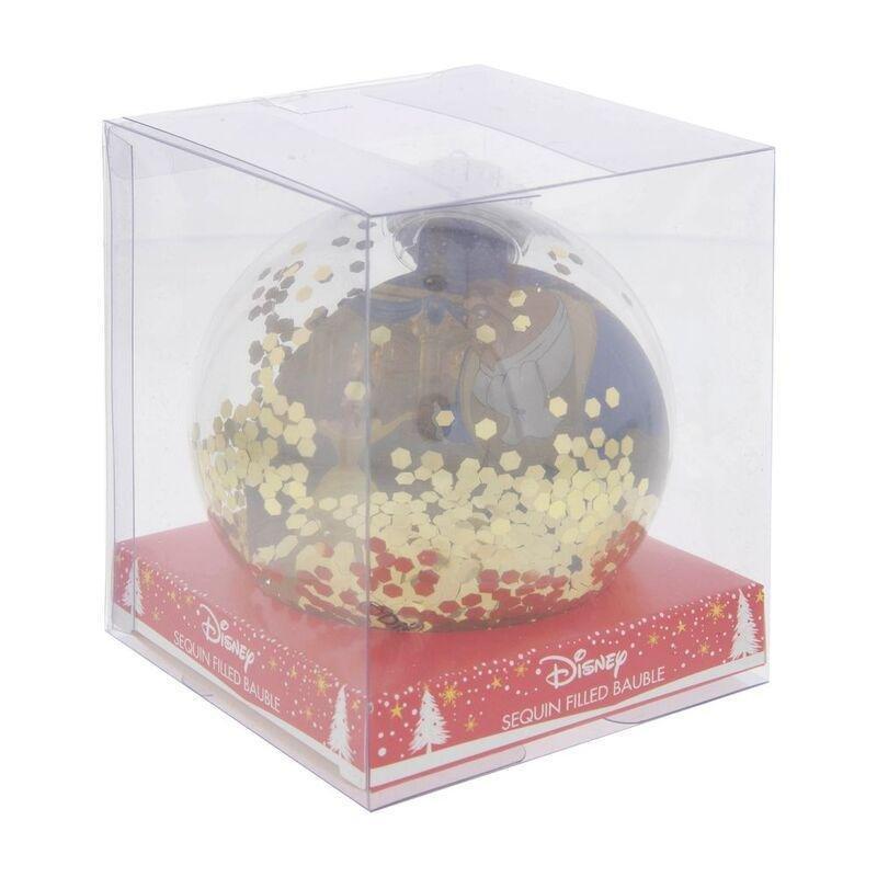 Disney Beauty And The Beast Sequin 2D Bauble, , large image number 1