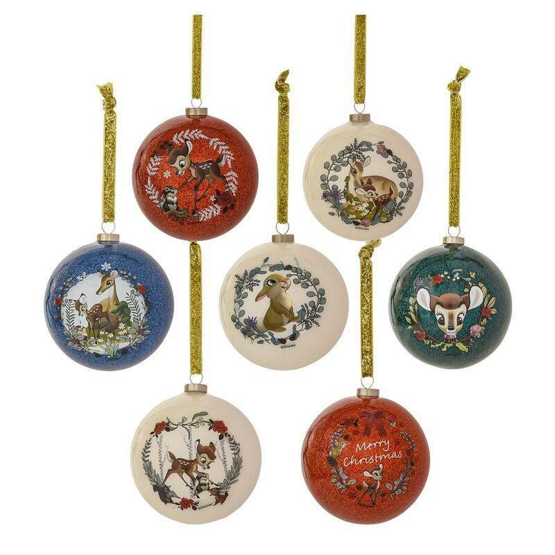 Disney Enchanted Forest Bambi Baubles (Set of 7), , large image number 0