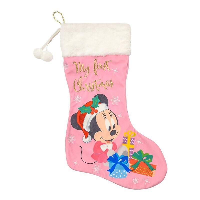 Disney Minnie Mouse Stocking - My First Christmas, , large image number 0