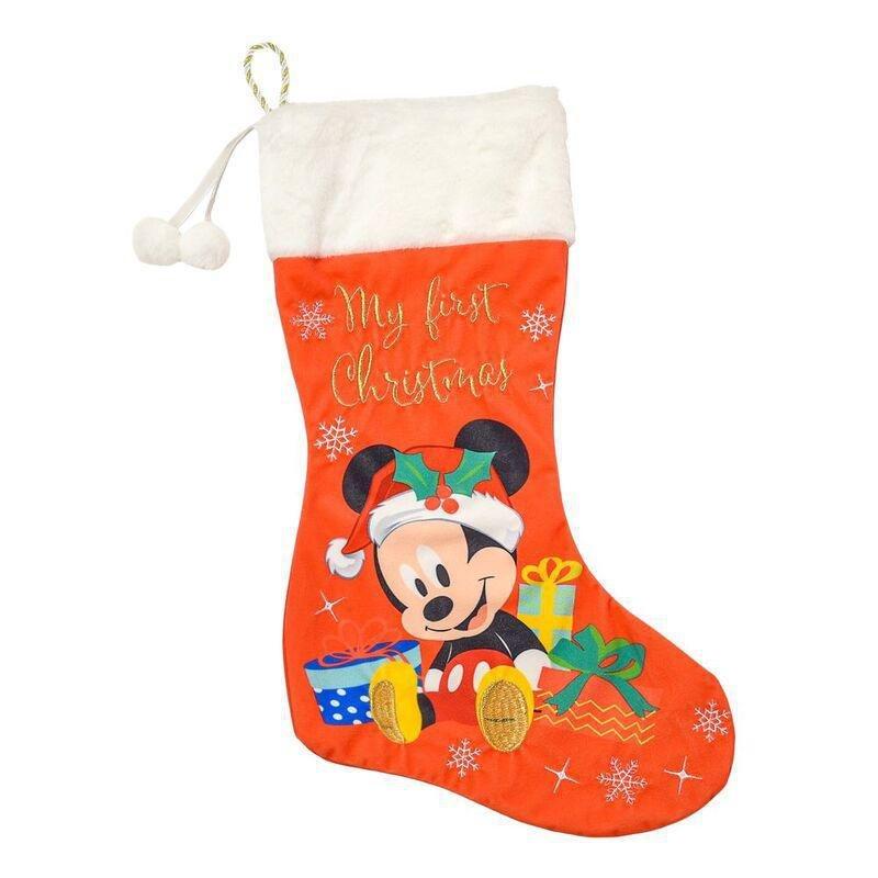 Disney Mickey Mouse Stocking - My First Christmas, , large image number 0