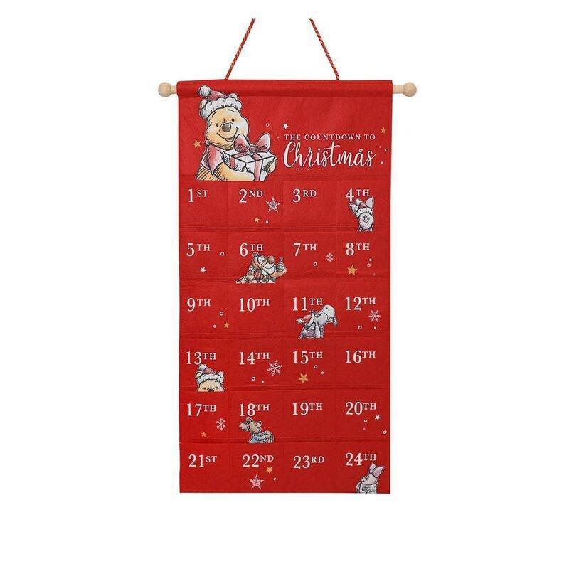 Disney Winnie Christmas Fabric Advent Calendar, , large image number 0