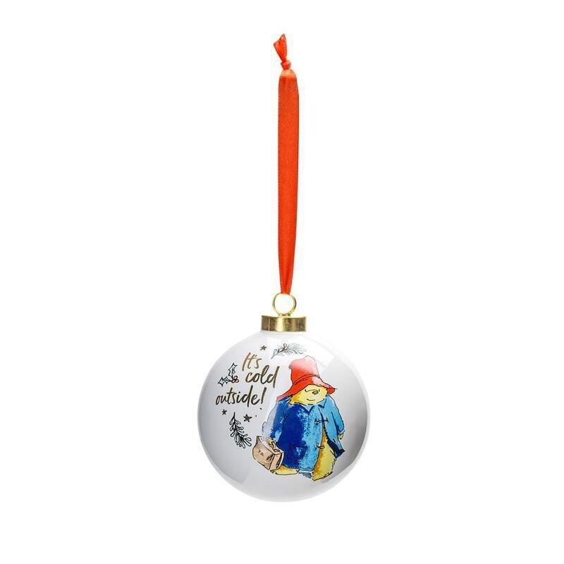 Paddington Baby's First Christmas Set of 4 Ceramic Baubles, , large image number 1