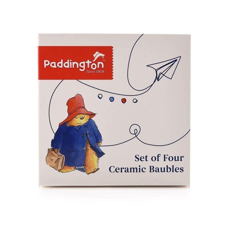 Paddington Baby's First Christmas Set of 4 Ceramic Baubles, , large image number 4
