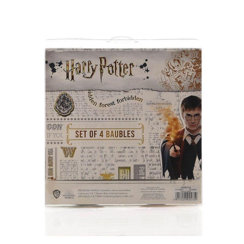 Warner Bros Harry Potter Baubles - Yule Houses (Set of 4), , large image number 5