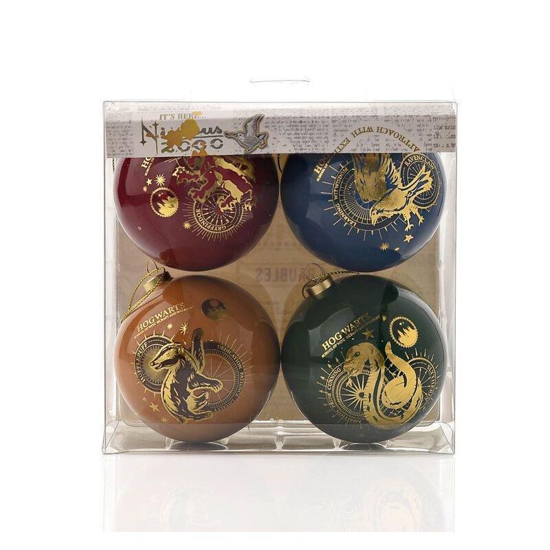 Warner Bros Harry Potter Baubles - Yule Houses (Set of 4), , large image number 6