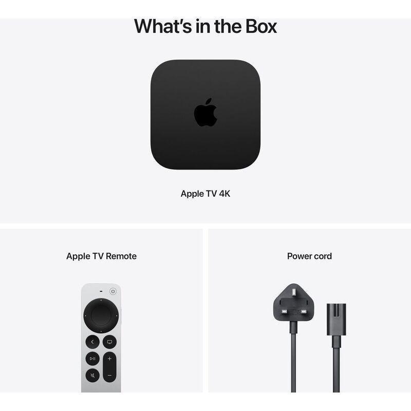 Apple TV 4K Wi-Fi + Ethernet - 128GB (3rd Gen), , large image number 3