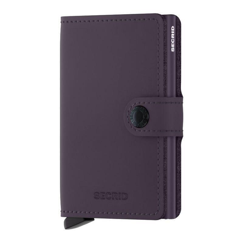 Secrid Miniwallet - Matte Leather - Dark Purple, , medium