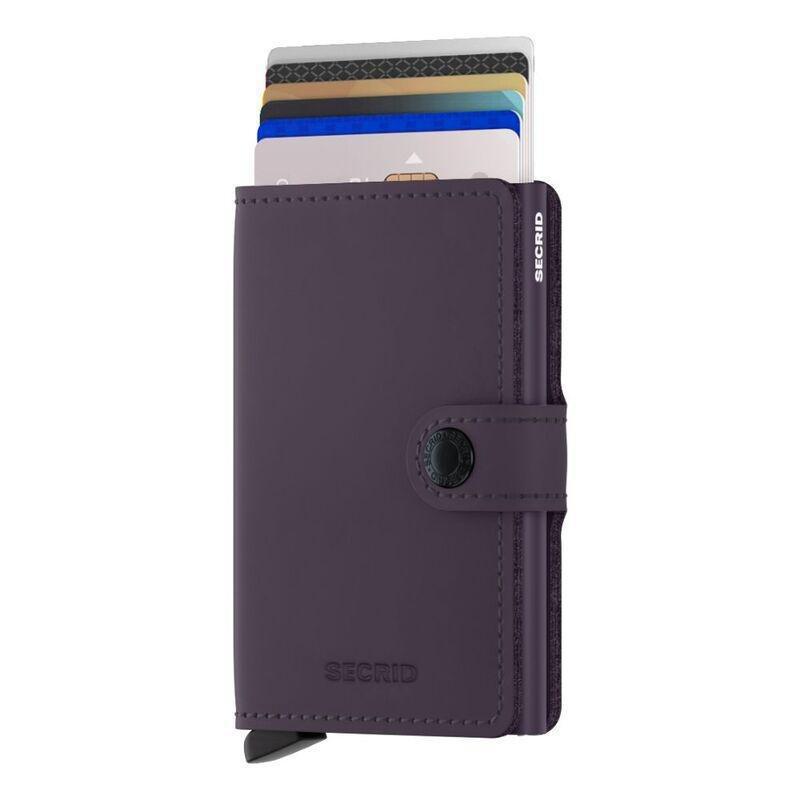Secrid Miniwallet - Matte Leather - Dark Purple, , large image number 1