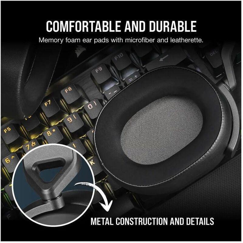 Corsair HS65 SURROUND Wired Gaming Headset - Carbon, , large image number 4