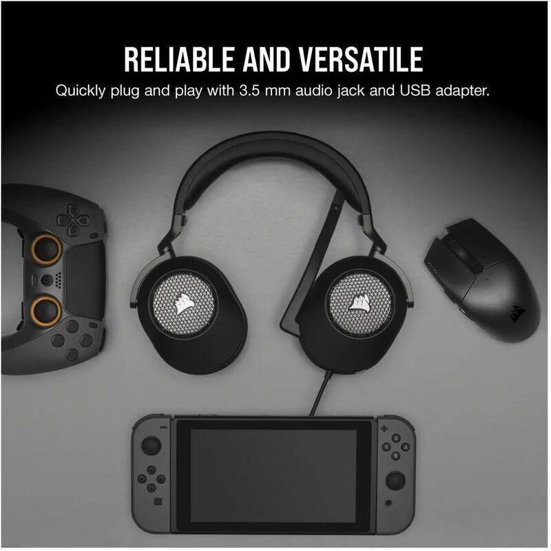 Corsair HS65 SURROUND Wired Gaming Headset - Carbon, , large image number 5