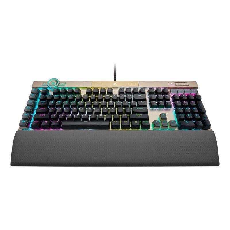 Corsair K100 RGB Optical-Mechanical Gaming Keyboard - Midnight Gold, , large image number 1