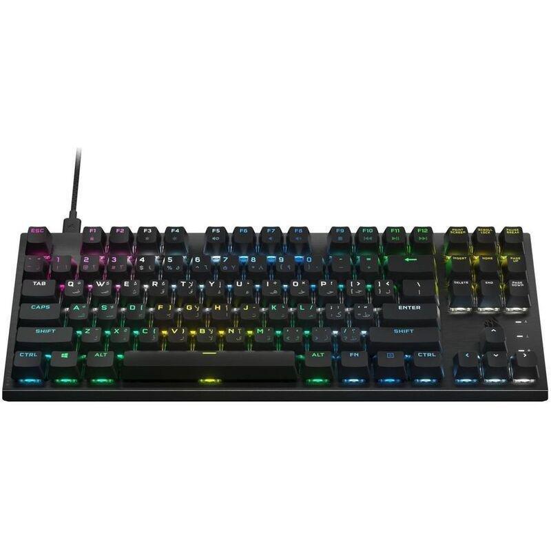 Corsair K60 PRO TKL RGB TKL Optical-Mechanical Gaming Keyboard - CORSAIR OPX Switch (English/Arabic), , large image number 1
