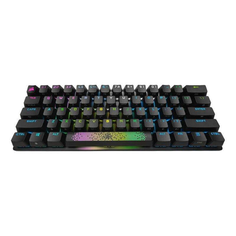 CORSAIR - Corsair K70 PRO MINI WIRELESS 60% Mechanical CHERRY MX Red Switch Keyboard with RGB Backlighting - Black