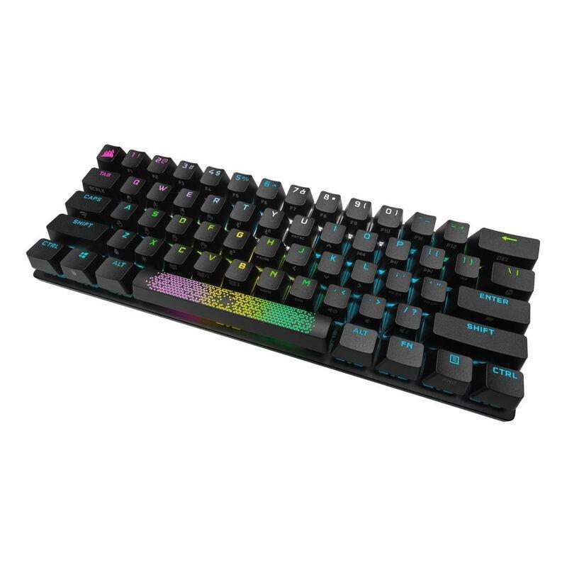 CORSAIR - Corsair K70 PRO MINI WIRELESS 60% Mechanical CHERRY MX Red Switch Keyboard with RGB Backlighting - Black