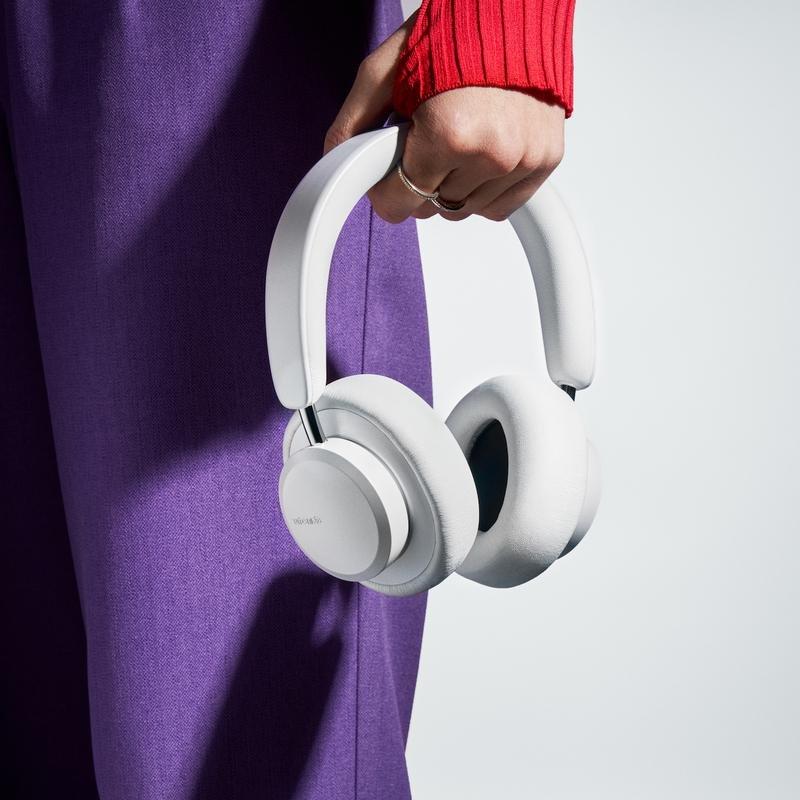 Urbanista Miami Active Noise-Cancelling Wireless On-Ear Headphones - Pearl White, , large image number 2
