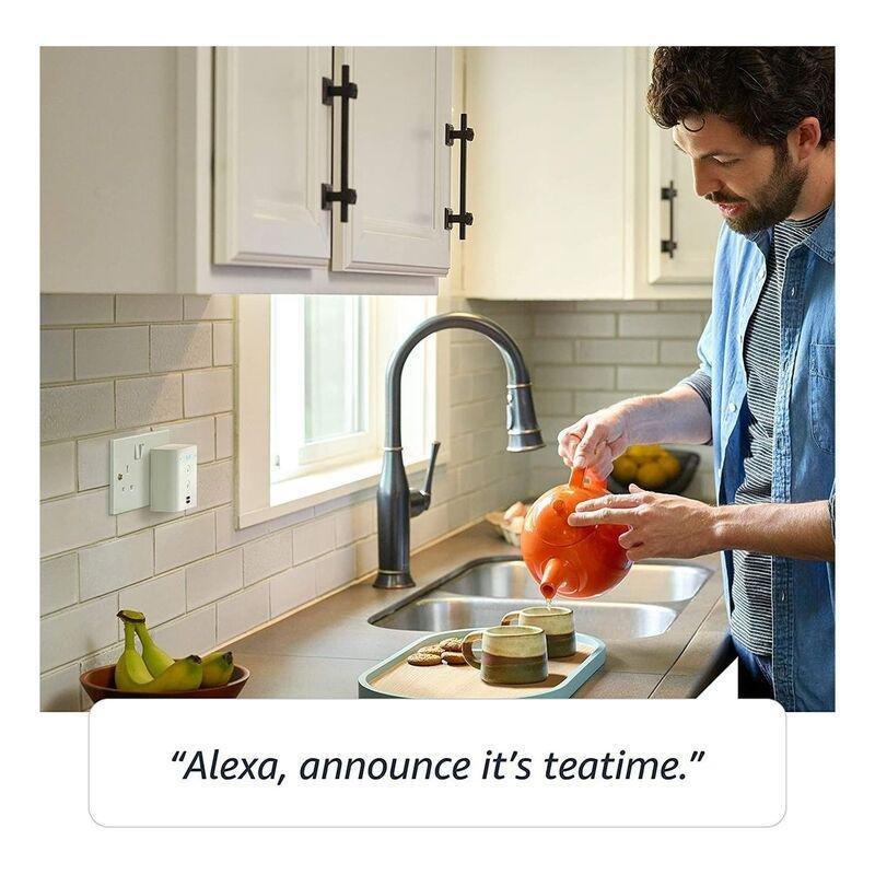 Amazon Echo Flex (1st Gen) Smart Speaker with Alexa - White, , large image number 2